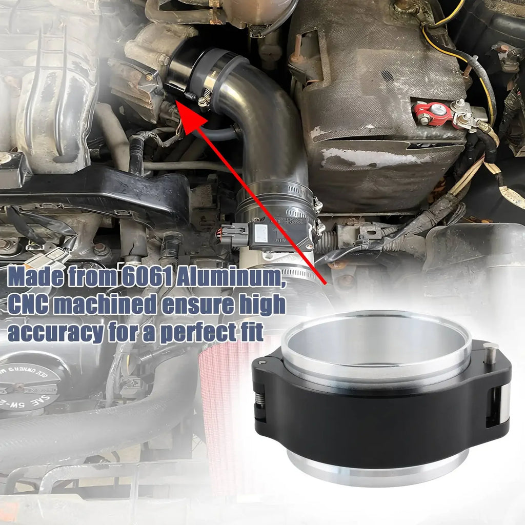 Universal 2.5/3/3.5/4 Inch Pinless HD Clamp for Intercooler Pipe Clamp and Flanges 63/76/102mm
